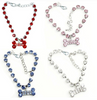 Full Rhinestone Crystal Bones Pet Accessories