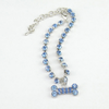 Full Rhinestone Crystal Bones Pet Accessories