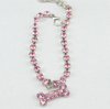 Full Rhinestone Crystal Bones Pet Accessories
