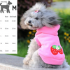 Strawberry Hoody Pet Apparel Warm Coat Jacket