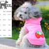 Strawberry Hoody Pet Apparel Warm Coat Jacket