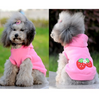 Strawberry Hoody Pet Apparel Warm Coat Jacket