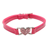 Rhinestone Heart Shape Dog Collars