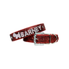 PU Leather Bling Personalized Dog Collar