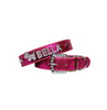 PU Leather Bling Personalized Dog Collar
