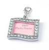 Bling Rhinestone Mini Photo Frame Pet Dog Tags