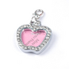 Bling Rhinestone Mini Photo Frame Pet Dog Tags